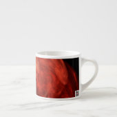 Abstract Art Rood Galaxy Espresso Kop (Rechts)