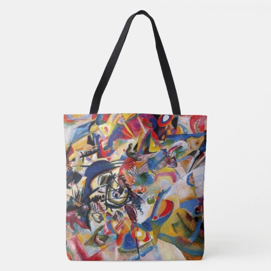 Abstract Art Shoulder Tas (Voorkant)