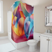 Abstract Art Shower-gordijn Douchegordijn (In situ)