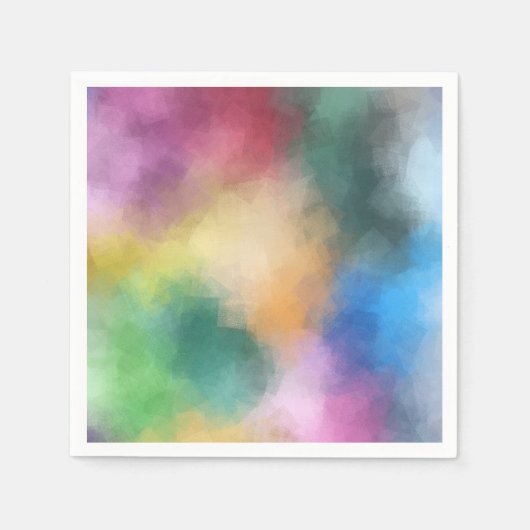 Abstract Art Sjabloon Elegant Modern Servet (Voorkant)
