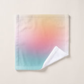 Abstract Art Sjabloon Rood Geel Blauw Groen Kleure Bad Handdoek (Wasdoekje)