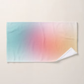 Abstract Art Sjabloon Rood Geel Blauw Groen Kleure Bad Handdoek (Handdoek)