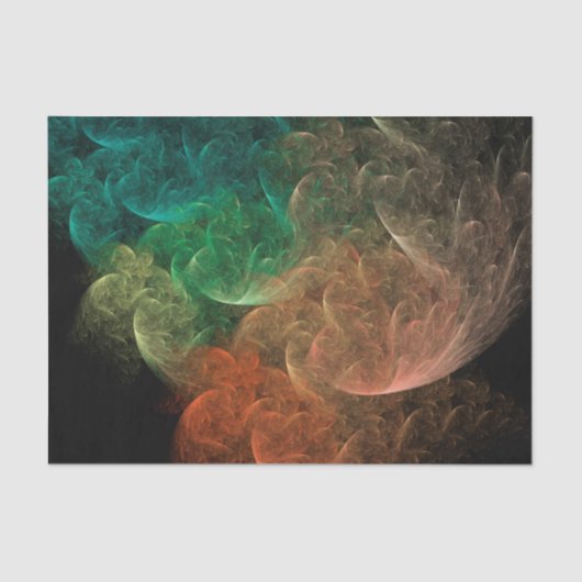 Abstract Art Space Bird Tissuepapier (Voorkant)