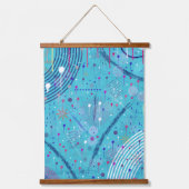 Abstract Art: Sparklers in the Sky Hangend Wandkleed (Voorkant)