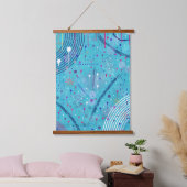 Abstract Art: Sparklers in the Sky Hangend Wandkleed (Slaapkamer)