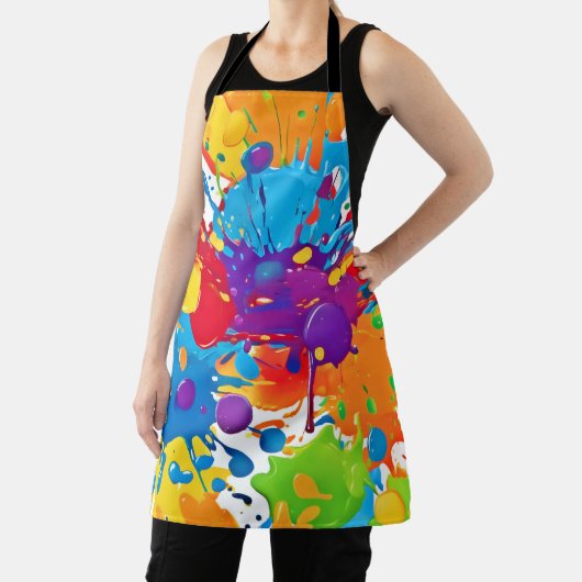 Abstract Art Splash Schort (Insitu)