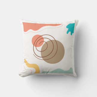 Abstract Art Square Pillow voor een stijlvol accen Kussen