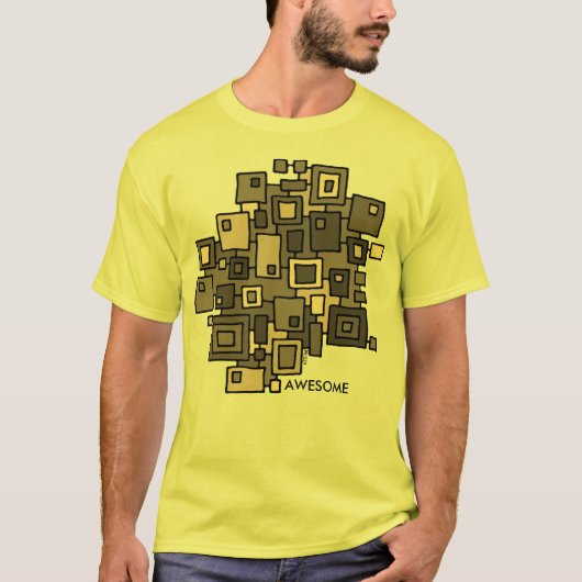 ABSTRACT ART - STAAPKAART II T-SHIRT (Voorkant)