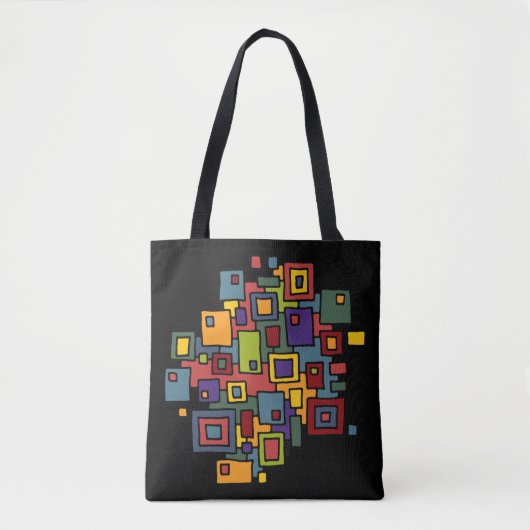 ABSTRACT ART - STAAPKAART II TOTE BAG (Voorkant)