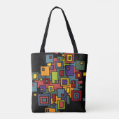 ABSTRACT ART - STAAPKAART II TOTE BAG (Achterkant)
