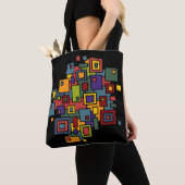 ABSTRACT ART - STAAPKAART II TOTE BAG (Dichtbij)