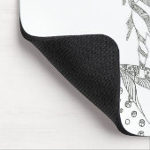 Abstract art stick figure mouse pad gift for mom muismat (Hoek)