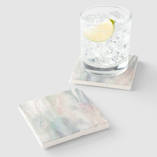 Abstract Art Stone Onderzetter (Zijkant)
