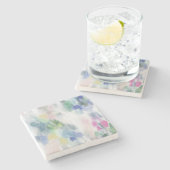 Abstract Art Stone Onderzetter (Zijkant)