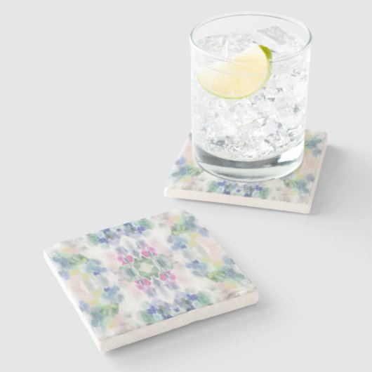 Abstract Art Stone Onderzetter (Zijkant)