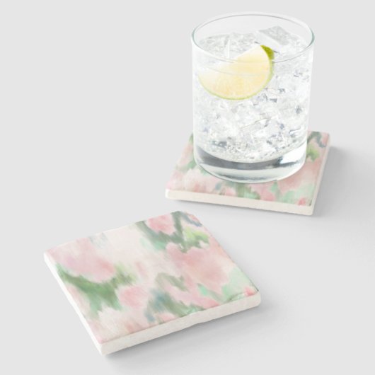 Abstract Art Stone Onderzetter (Zijkant)