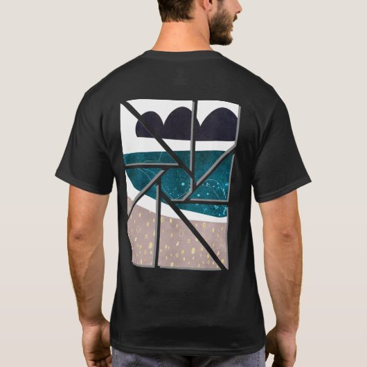 abstract art t-shirt (Achterkant)