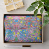 abstract art tranquil retro colors tissuepapier (Geschenk)