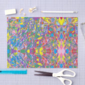 abstract art tranquil retro colors tissuepapier (Craft)