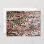 Abstract ART. van Marcelo Movschowitz Briefkaart (Voorkant / Achterkant)