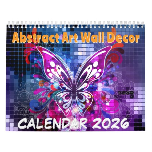Abstract Art Wall Decor - 2026 Calendar Kalender (Hoes)