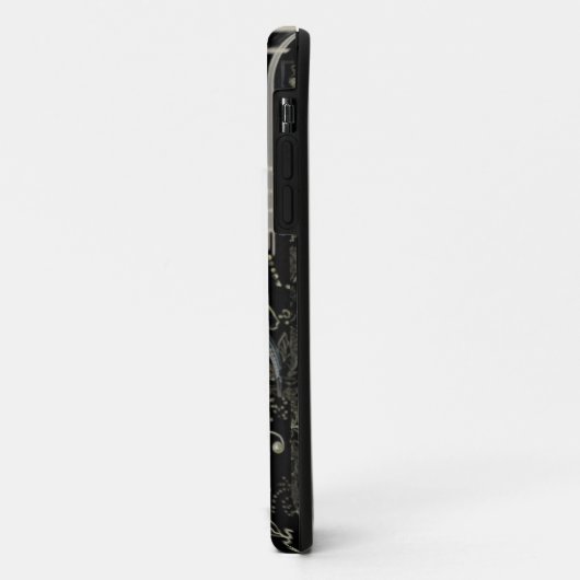 Abstract Art Zwart Case-Mate iPhone Case (Achterkant/links)