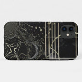 Abstract Art Zwart Case-Mate iPhone Case (Achterkant (horizontaal))