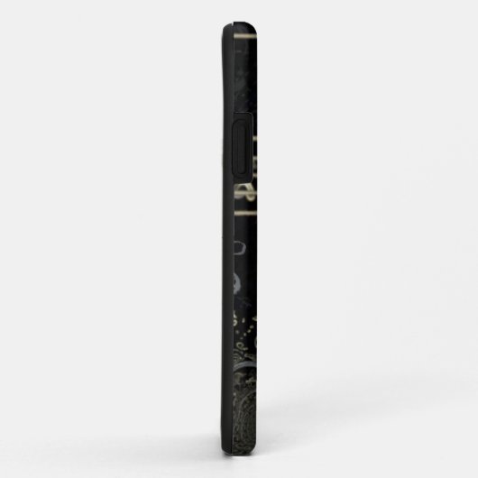 Abstract Art Zwart Case-Mate iPhone Case (Achterkant/rechts)