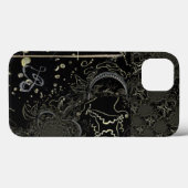 Abstract Art Zwart Case-Mate iPhone Case (Achterkant (horizontaal))