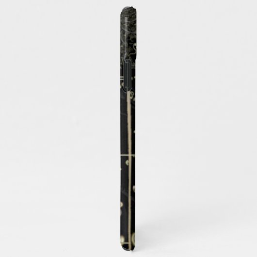 Abstract Art Zwart iPhone Hoesje (Rechterkant)