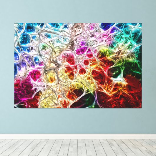 Abstract artikel 132 canvas afdruk (Insitu (Houten vloer))