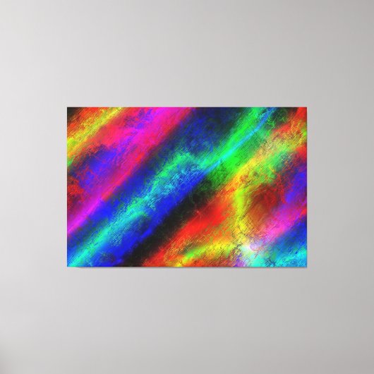 Abstract artikel 136 Gewikkeld Canvas Afdruk (Voorkant)