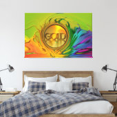 Abstract artikel 139 canvas afdruk (Insitu (Slaapkamer))