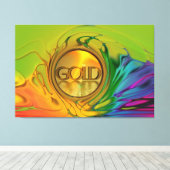 Abstract artikel 139 canvas afdruk (Insitu (Houten vloer))