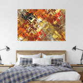 Abstract artikel 145 canvas afdruk (Insitu (Slaapkamer))