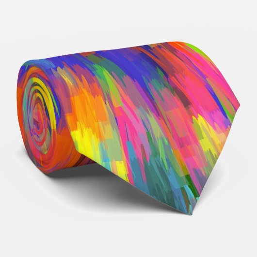 Abstract artikel 168 stropdas (Opgerold)