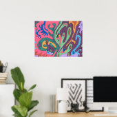 abstract artikel 24x18 poster (Thuiskantoor)
