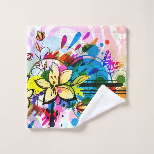 Abstract artikel 26 Handdoekset Bad Handdoek (Wasdoekje)