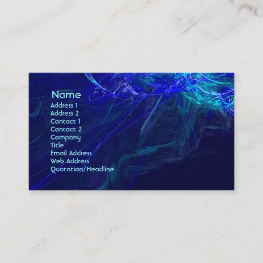 Abstract artikel 2 visitekaartje (Voorkant)