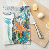 Abstract artikel 30 keukenhanddoek (Quarter Fold)