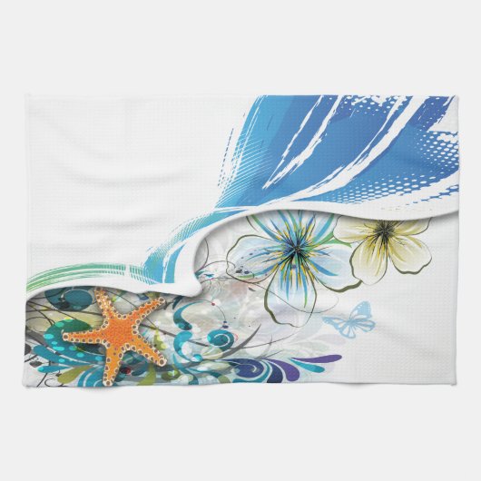 Abstract artikel 30 keukenhanddoek (Horizontaal)