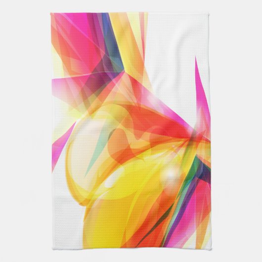 Abstract artikel 7 Keukenhanddoek (Verticaal)