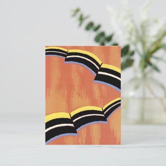 Abstract artikel deco (64) briefkaart (Staand voorkant)