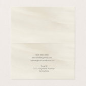 Abstract Artist Art Atelier Artisan Creative Busin Visitekaartje (Binnenkant ongevouwen)