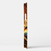 Abstract artistic golden light background. Fine de Case-Mate iPhone Case (Achterkant / Rechts)