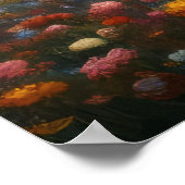 Abstract artistiek landschap VII Poster (Hoek)