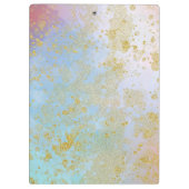 Abstract artistiek modern Glam Chic Glittery Paste Klembord (Achterkant)