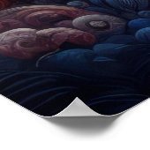 Abstract artistiek muziekthema poster (Hoek)