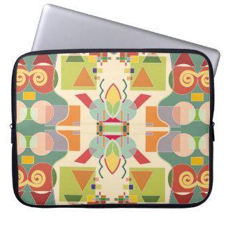 Abstract artistiek, naadloos patroon. Colo Laptop Sleeve