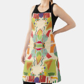 Abstract artistiek, naadloos patroon. Colo Schort (Insitu)